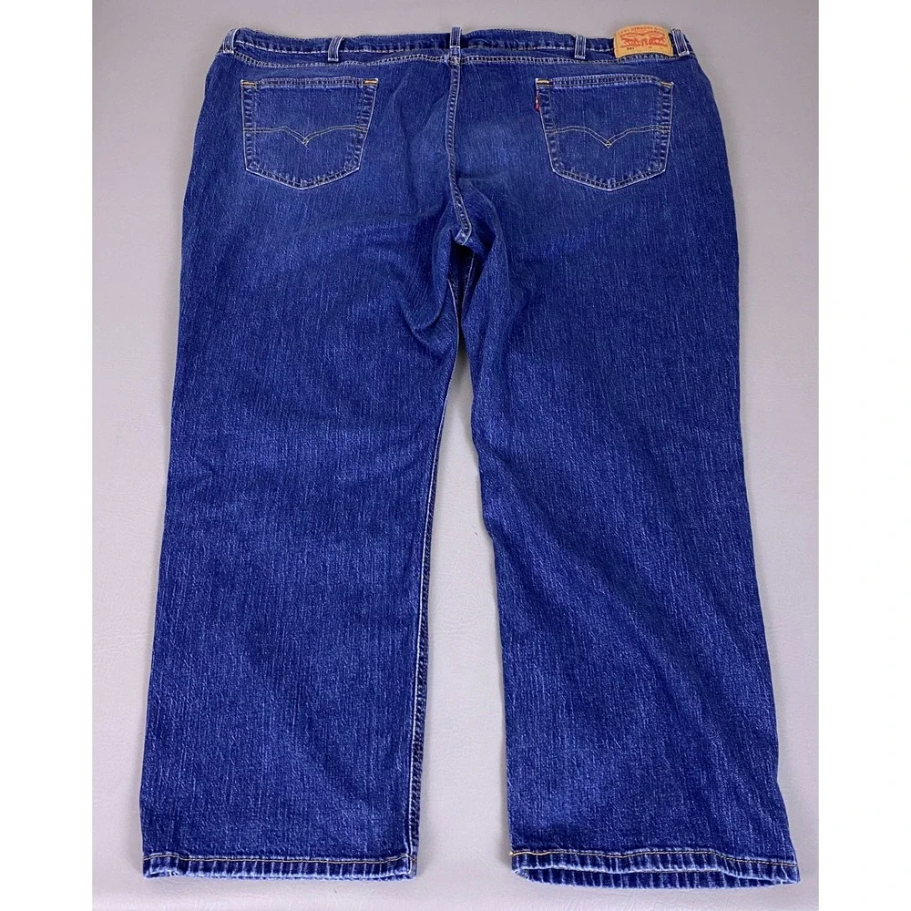 Levis 541 Athletic Taper Jeans Men's Size 52x30‎ Blue Medium Wash Stretch Denim